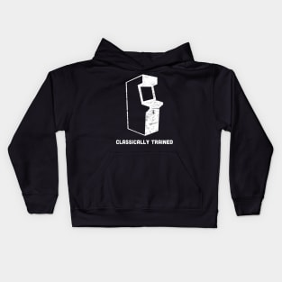 Classically Trained - Retro Arcade Game Kids Hoodie